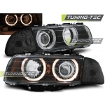 Faros Angel Eyes Negro Para Bmw E38 06.94-08.98