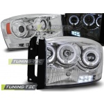 Dodge Ram 06-08 Ojos De Ángel Cromados