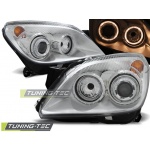 Opel Astra H 03.04-09 Ojos De Ángel Cromados
