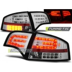 Luces Traseras Led Cromadas Para Audi A4 B7 11.04-03.08 Sedan