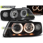 Faros Angel Eyes Negro Para Audi A3 09.00-05.03