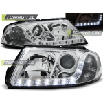 Faros Delanteros Daylight Chrome Para Vw Passat 3bg B5 Fl 09.00-03.05