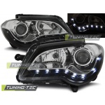 Faros Delanteros Daylight Black Para Vw Touran 06-10