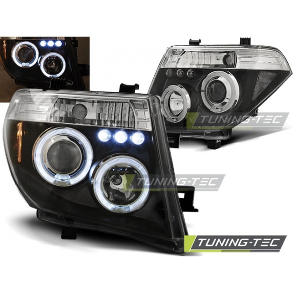 Nissan Navara D40/Pathfinder 05-10 Angel Eyes Negro