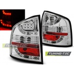 Pilotos Traseros Led Cromados Para Skoda Octavia Ii Kombi 04-12