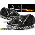 Faros Delanteros Daylight Black Para Vw Golf 5 03-08