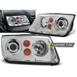Faros Cromados Para Vw Bora 09.98-07.05