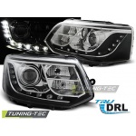 Faros True Drl Cromados Para Vw T5 2010-2015