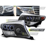 Faros delanteros Toyota Land cruiser FJ200 07-12 projektor negro chrom LPTO23