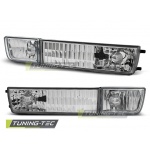 Direccion Delantera Con Faros Antiniebla Cromados Para Vw Golf 3 / Vento