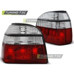 Luces Traseras Rojo Blanco Para Vw Golf 3 09.91-08.97 Rojo Blanco