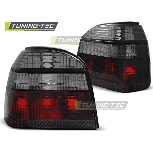 Pilotos Traseros Rojo Humo Para Vw Golf 3 09.91-08.97