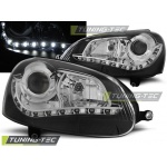Faros delanteros daylight negro para VW Golf 5 LPVWG5