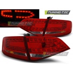 Luces Traseras Led Rojo Blanco Para Audi A4 B8 08-11 Sedan