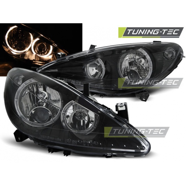 Peugeot 307 04.01-06.05 Angel Eyes Negro