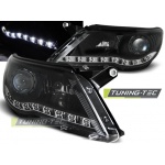 Faros delanteros daylight negro para VW Tiguan 10.07-11 LPVWI1