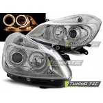 Renault Clio 3 05-09 Ojos De Ángel Cromados