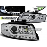 Tubo De Luz Delantero Cromado Para Audi A4 10.00-10.04
