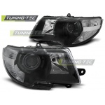 Faros Negros Para Skoda Superb 08-12