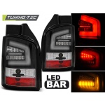 Pilotos Traseros De Barra Led Negro Para Vw T5 04.10-15