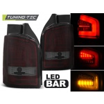 Barra De Luces Traseras Led Roja Humo Para Vw T5 04.10-15