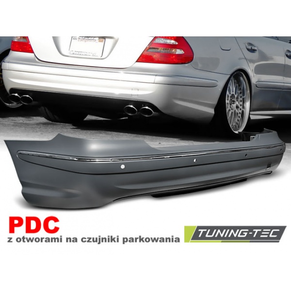 Parachoques trasero sport pdc apropiado para mercedes w211 06-09 sedan