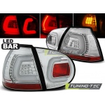 Barra De Luces Traseras Led Cromada Para Vw Golf 5 10.03-09