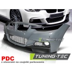 Parachoques delantero estilo de rendimiento pdc para bmw f30 / f31 10.11-