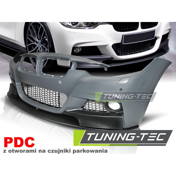 Parachoques delantero estilo de rendimiento pdc para bmw f30 / f31 10.11-
