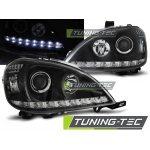 Faros Delanteros Daylight Black Para Mercedes W163 Ml M-Klasa 09.01-05