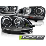 Faros delanteros sport negro para VW Golf 5 10.03-09 LPVW20