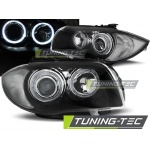 Faros Angel Eyes Negro Para Bmw 1 E87/E81/82/88 04-11
