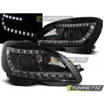 Faros Delanteros Daylight Black Para Mercedes W204 07-10