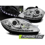 Faros Delanteros Daylight Cromo Para Seat Leon Altea 09-12