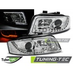 Tubo De Luz Delantero Cromado Para Audi A4 10.00-10.04
