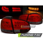 Barra De Luces Traseras Led Roja Humo Para Vw Golf 6 10.08-12