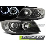 Faros Angel Eyes Led Negro Para Bmw E90/E91 03.05-11