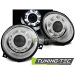 Faros Delanteros Daylight Crome Para Vw Lupo 98-05