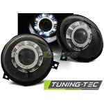 Faros Delanteros Daylight Black Para Vw Lupo 98-05