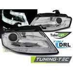 Faros True Drl Cromados Para Audi A4 B8 04.08-11