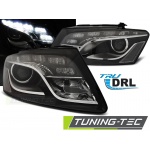Faros True Drl Negro Para Audi Q5 11.08 - 09.12