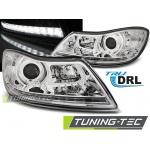 Faros True Drl Cromados Para Skoda Octavia 09-12