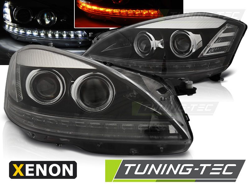 4595_0.jpg Faros Xenon Daylight Negro Para Mercedes W221 05-09 - Imagen 1