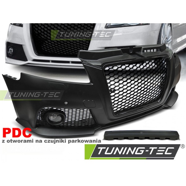 Parachoques delantero sport negro pdc apropiado para audi a3 08-12