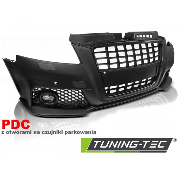 Parachoques delantero sport negro pdc apropiado para audi a3 08-12
