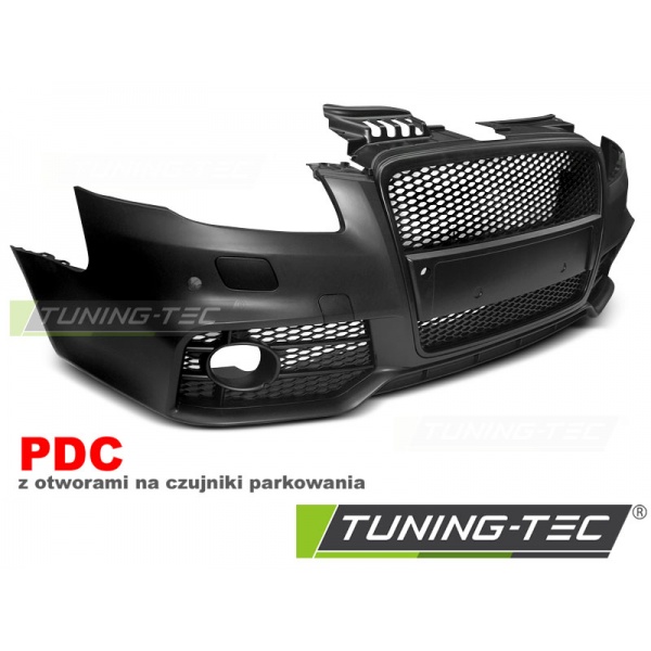 Parachoques delantero sport negro pdc apropiado para audi a4 04-08
