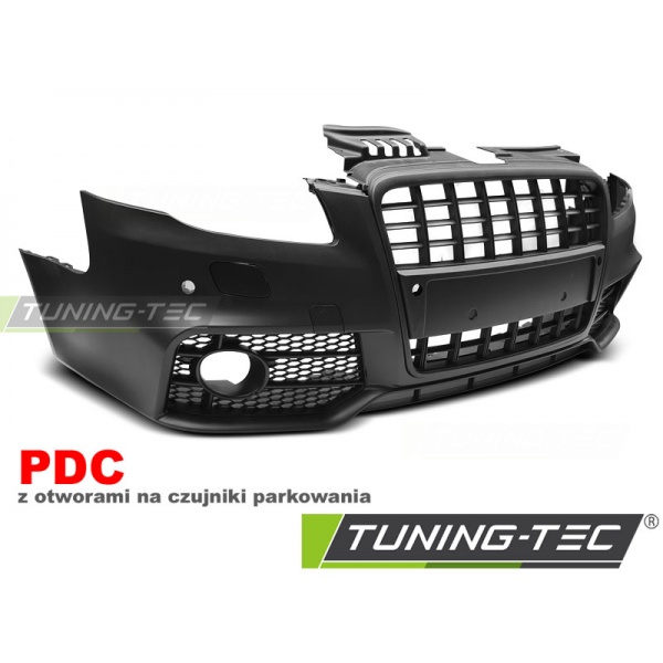 Parachoques delantero sport negro pdc apropiado para audi a4 04-08