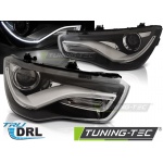 Faros True Drl Negro Para Audi A1 04.10-12.14