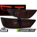 Barra Led Renault Clio Iv 13-16 Hatchback Rojo Humo