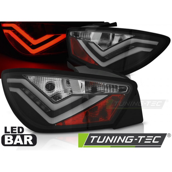 Barra De Luces Traseras Led Negra Para Seat Ibiza 6j 3d 06.08-12